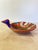 Vintage Tesuque Pueblo Native American Polychrome Bird Effigy Bowl For Sale - Image 4 of 9