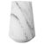 Not Yet Made - Made To Order Medium Striped Vase in White Carrara Marble For Sale - Image 5 of 5