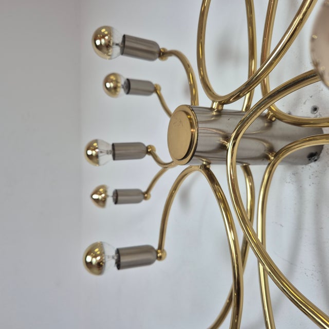 Mid-Century Modern Mid-Century 16-Arm Wall or Ceiling Light from TZ Schmitz, Germany, 1970s For Sale - Image 3 of 13