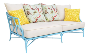 Outdoor Bamboo-Style Sofas by Century Furniture, Set of 2