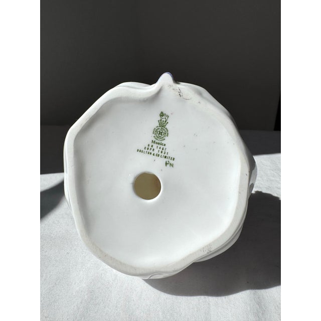 Antique Royal Doulton Figurine ~ “Monica” ~ Hn 1467 For Sale - Image 12 of 12