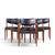 Ejner Larsen & Aksel Bender-Madsen for Willy Beck Mid Century Danish Teak Dining Chairs - Set of 6 Each armless chair...