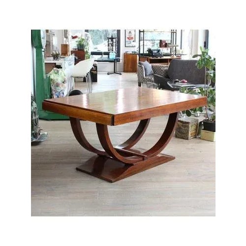 Italian Rectangular Table with Drawers, 1940s For Sale - Image 10 of 10