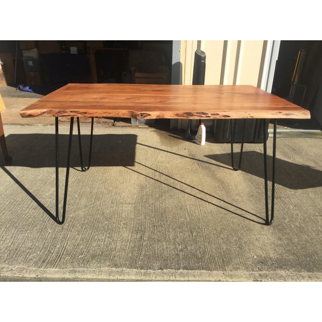 Handcrafted Live Edge Acacia Wood Dining Table Chairish