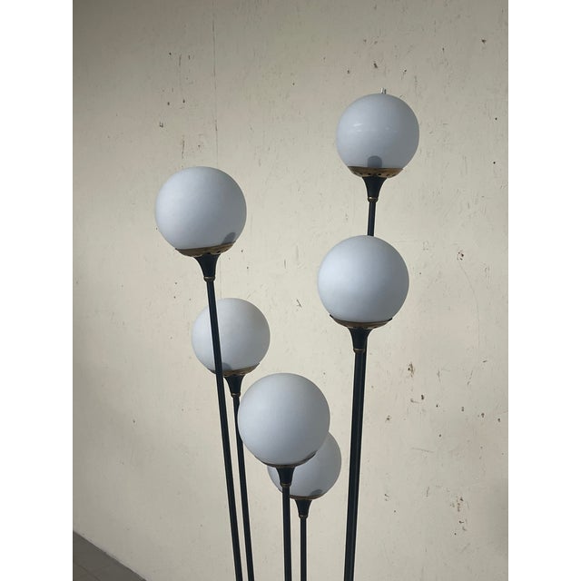 Stilnovo Alberello Glass Floor Lamp form Stilnovo, 1950s For Sale - Image 4 of 18