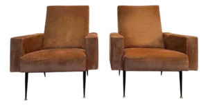 Set of Vintage Armchairs, 1960s