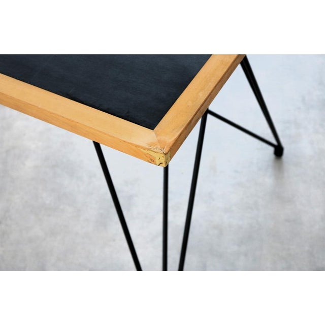 Black Vintage Danish Dining Table, 1970s For Sale - Image 8 of 12