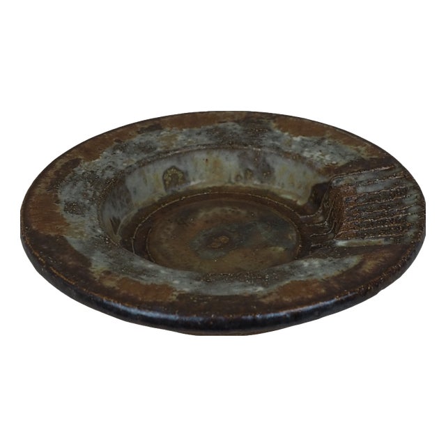 Brutalist Plate by Axella, Denmark, 1970s For Sale