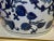 Chinoiserie Vintage Blue Floral Planter For Sale - Image 3 of 7