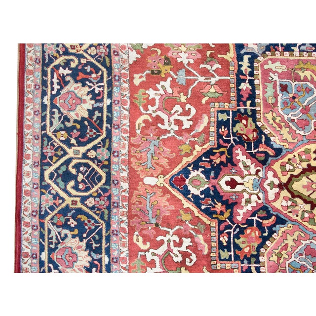 Red Early 20th Century German Tetex Rug For Sale - Image 8 of 15