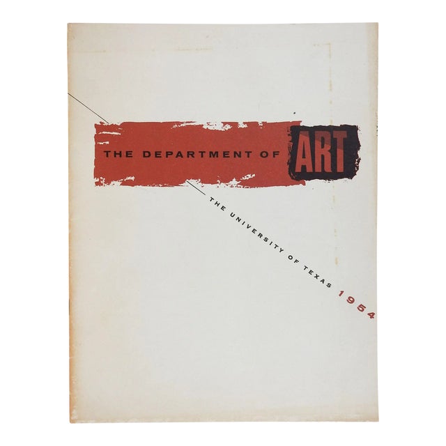 Vintage 1954 Art Department University of Texas, Austin Catalog For Sale