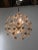Dandelion chandelier made by preciosa in 1970. Restored. Very good condition. Two separate circuits: 3+3x40w, e12-e14...