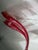 Large Red Sommerso Murano Glass Fish Vase with Applied Clear Fins from 1295 Murano, Italy, 1960s For Sale - Image 4 of 14