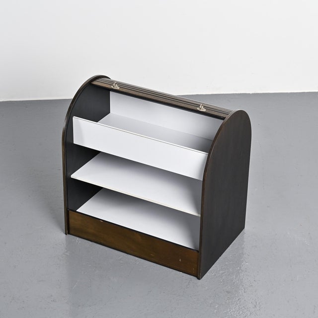 Tambour Cabinets by Klaus Vogt for Thut Möbel, 1970, Set of 2 For Sale - Image 9 of 14