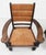 French Oak and Rush Armchairs by Charles Dudouyt, 1940s, Set of 2 For Sale - Image 6 of 9