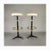Black Bar Stools by Luigi Scremin, 1950s, Set of 2 For Sale - Image 8 of 8