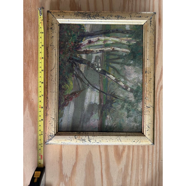 Mid 20th Century Diminutive Framed Landscape Oil Painting For Sale - Image 9 of 10