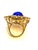 Bochic "Orient" Blue Opal, Tanzanite & Diamond Ring Set In 18K Gold & Silver For Sale - Image 4 of 18