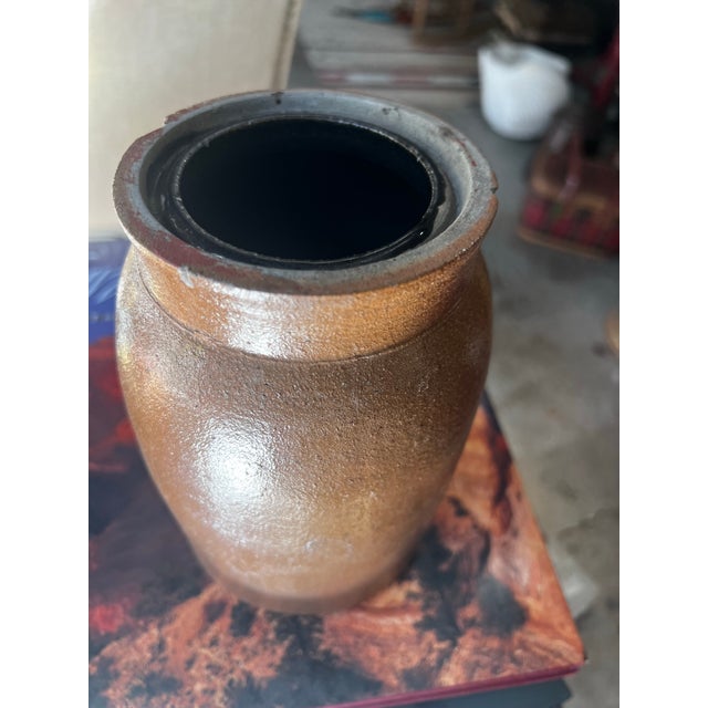 Rustic European Vintage Country Core Amish Butter Churn Jar For Sale - Image 3 of 8