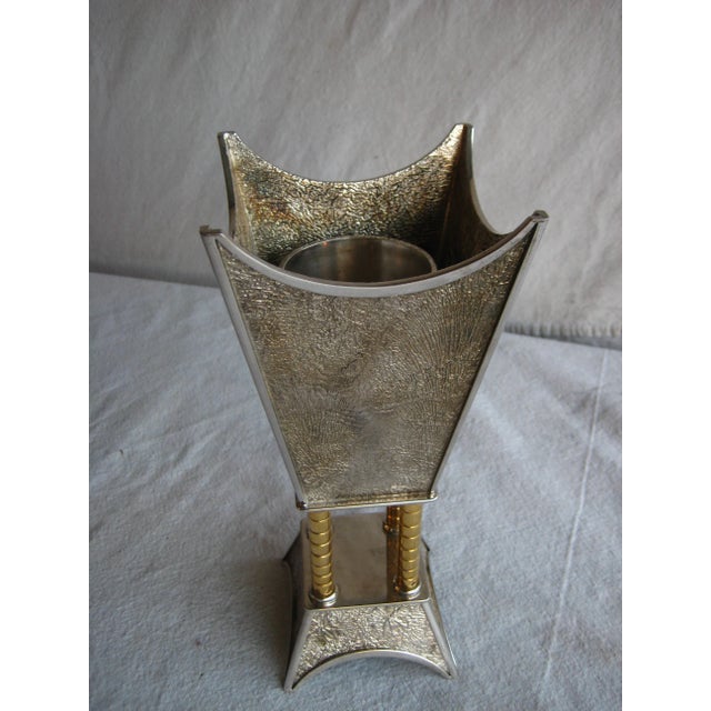 1920s Mid-Century Modern Large Silver Incense Burner For Sale - Image 12 of 13