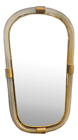 Venetian Murano Glass Wall Mirror by Simoeng