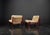 Brutalist Lounge Chairs in Pine and Leather by Carl Straub, 1960s, Set of 5 For Sale - Image 18 of 18