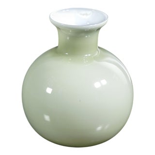 Opal Blown Glass Vase from VeArt For Sale