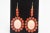 Late 20th Century Orange and Pink Angel Skin Coral Dangling Drop Gold Earrings - 2 Pieces For Sale - Image 4 of 10