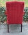 Red Fairfield Furniture Upholstered Armchairs - A Pair For Sale - Image 8 of 12