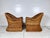 Late 20th Century Vintage Wicker Works Style Braided Wicker Lounge Chair and Ottoman Set For Sale - Image 5 of 10