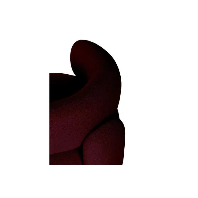 Embrace Lago Bordeaux Armchair by Royal Stranger For Sale - Image 6 of 7