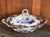 1900 - 1909 Ridgway Corey Hill Oblong Covered Tureen Cobalt Blue Orange Pagoda Imari England For Sale - Image 5 of 10