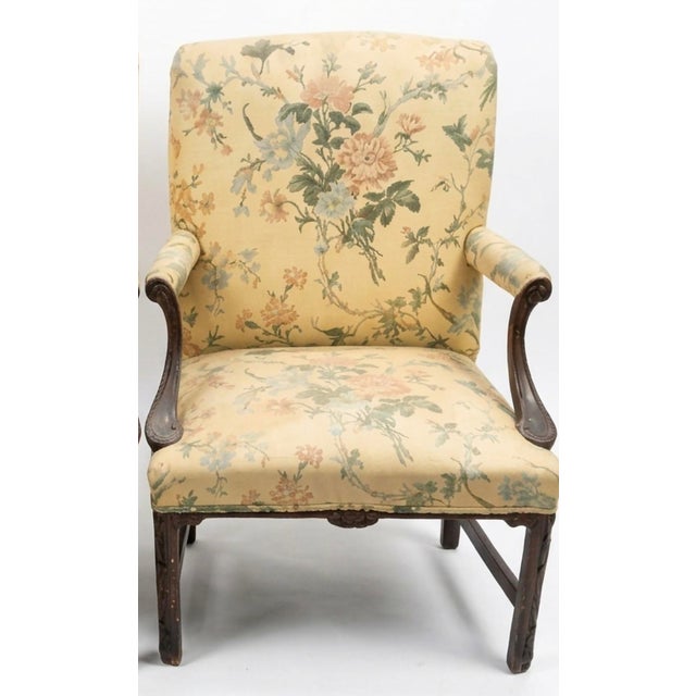 Mid 18th Century Mid 18th Century George II or George III Period Gainsborough or Library Armchair For Sale - Image 5 of 6