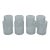 Ralph Lauren Herringbone Double Old Fashioned Whiskey Glasses - Set of 8 For Sale