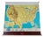 Mid Century Cram's Beginner's United States School Map Pull Down Classroom Map For Sale