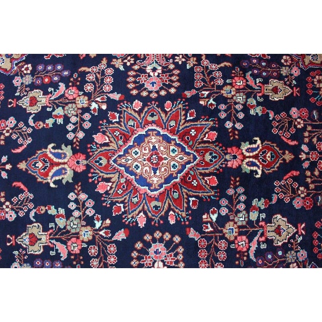 Brown Middle Eastern Hand-Knotted Rug For Sale - Image 8 of 9
