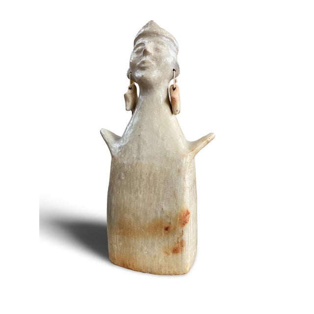 Mid-Century Modern Terracotta Anthropomorphic Female Sculpture For Sale - Image 14 of 14