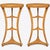 Neo-Classical Style Burl & Gilt Pedestals / Tables by Baker Furniture- Pair For Sale - Image 13 of 13