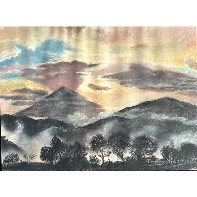 Pastel Landscape by Perry Nichols For Sale - Image 11 of 12
