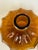 Diamond Star Amber Ribbed Glass Decanter, Vintage For Sale - Image 11 of 12