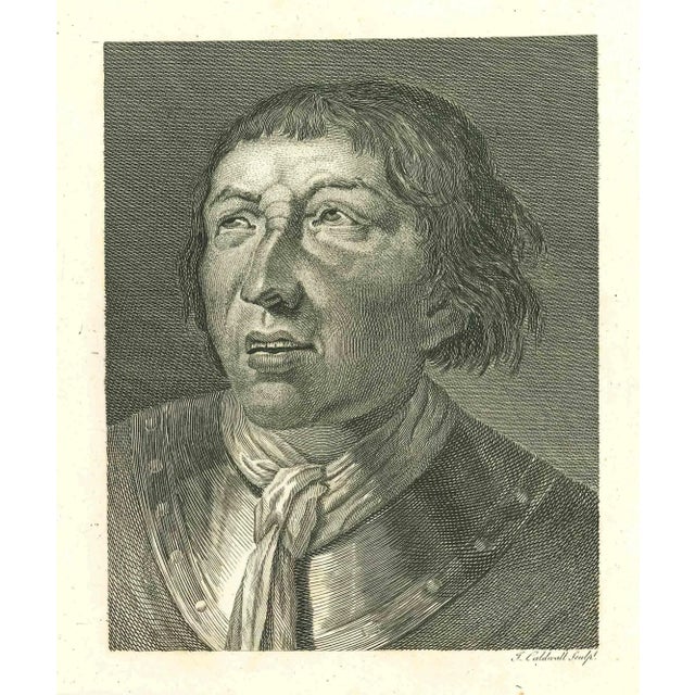 Baroque James Caldwell, Portrait of a Man, Original Etching, 1810 For Sale - Image 3 of 3