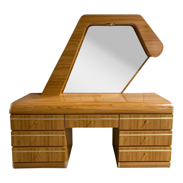 1980s Postmodern Dresser with Lighted Mirror Chairish