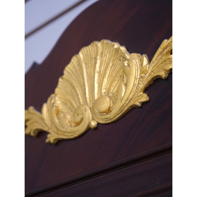 Mahogany Chippendale Style Wall Mirror For Sale - Image 4 of 12