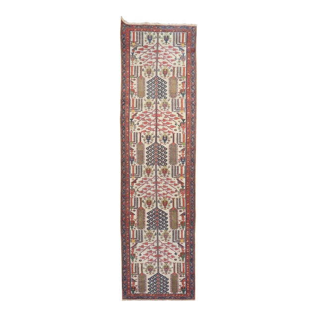 Early 20th Century Willow Tree Persian Runner - 3'2" x 13' For Sale