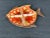 Orange Mid Century California Pottery Decorative Fish Serving Dish For Sale - Image 8 of 12