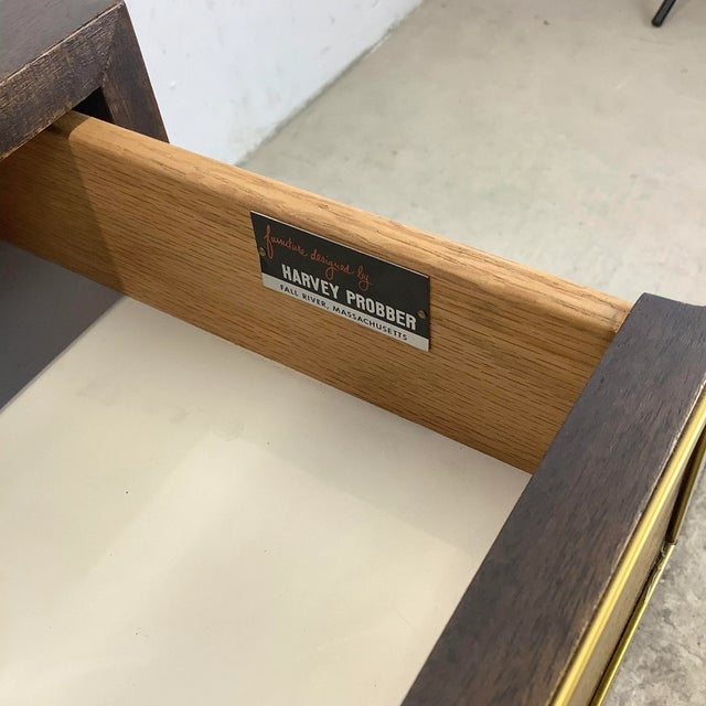 Harvey Probber Mid-Century Nightstand by Harvey Probber For Sale - Image 4 of 13
