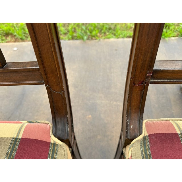 Vintage French Neoclassical Style Dining Chairs - Set of 6 For Sale - Image 9 of 10