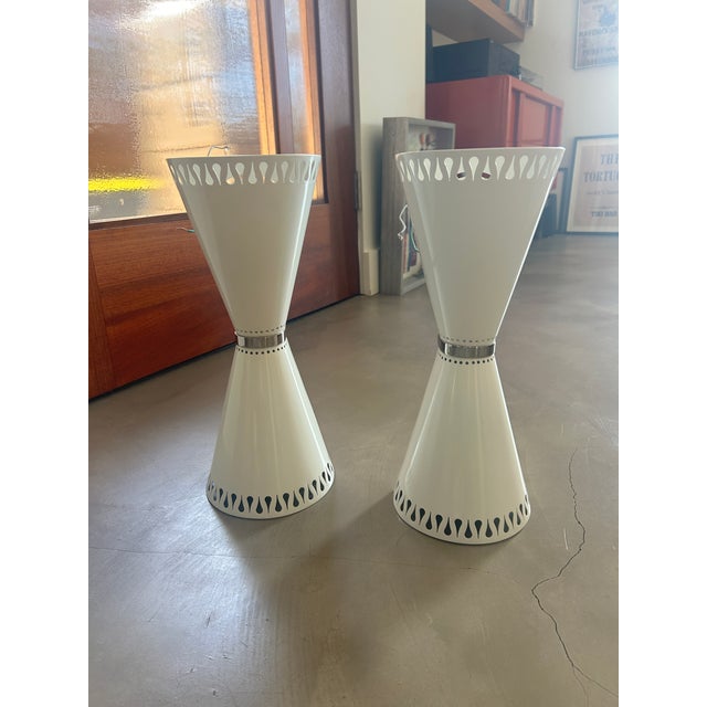 Metal Havana Bowtie Sconces by Jonathan Adler - a Pair For Sale - Image 7 of 9