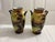 Contemporary Antique Pair of 2 Hand Painted Noritake Matching Vases For Sale - Image 3 of 12