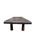 Contemporary Sculptural Suar Wood Coffee Table With Espresso Burnt Finish, Carved Detail For Sale - Image 3 of 8
